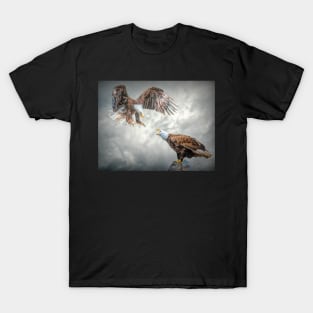 Squabbling Eagles T-Shirt